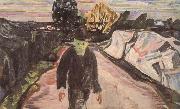 Edvard Munch Murderer oil on canvas